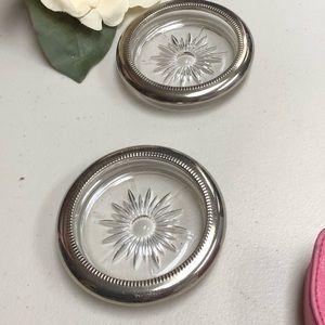 Leonard Silverplate Vintage 2 Coasters